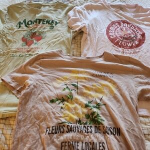 Set of 4 J Crew Vintage Tee shirts Size S